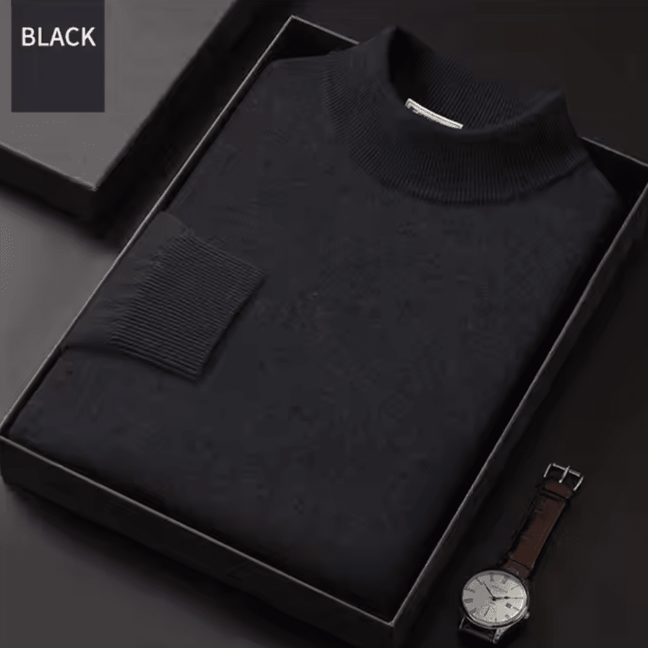 100% Cashmere Pullover LUDO MARINO Black 