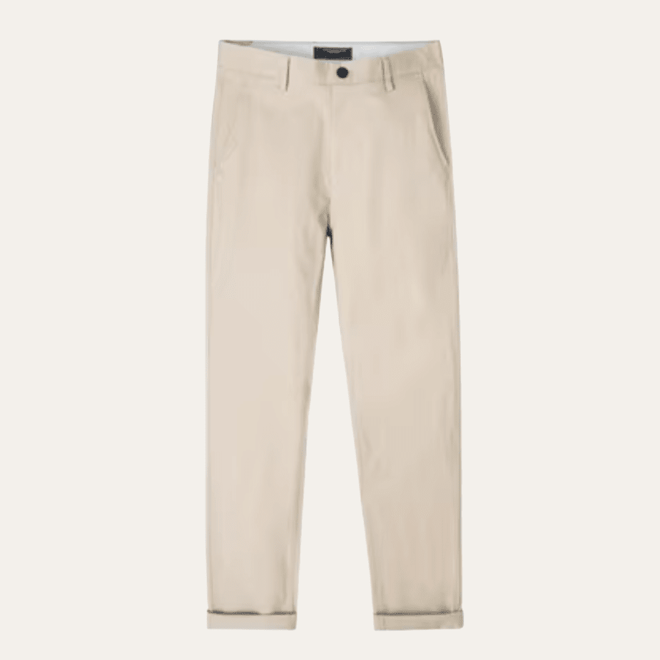 100% Cotton Chino Pants LUDO MARINO Beige 