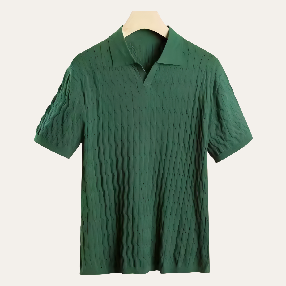 Knitted Polo Shirt